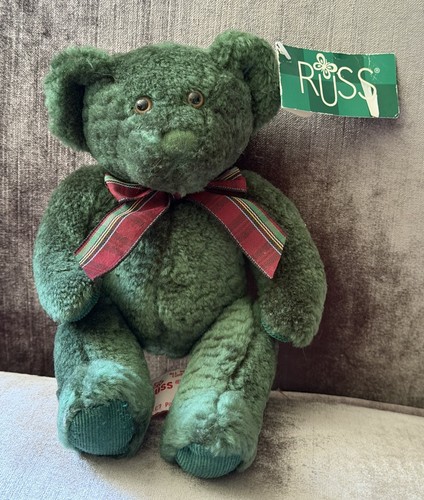 Vtg russ berrie bear - russ, plush
